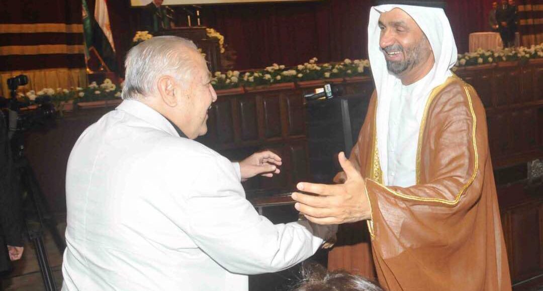 معالي احمد الجروان وسعيد عمارة